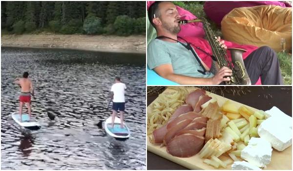 Chef cu slănină şi prosecco pe malul lacului Beliş. Cât costă experienţa neobişnuită în natură