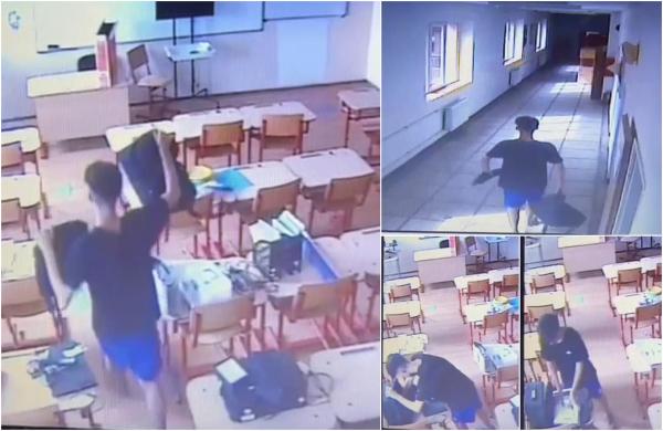 Un tânăr de 18 ani a intrat într-o şcoală din Capitală şi a furat 71 de tablete. Complicele în vârstă de 21 ani îl aştepta la ieşire