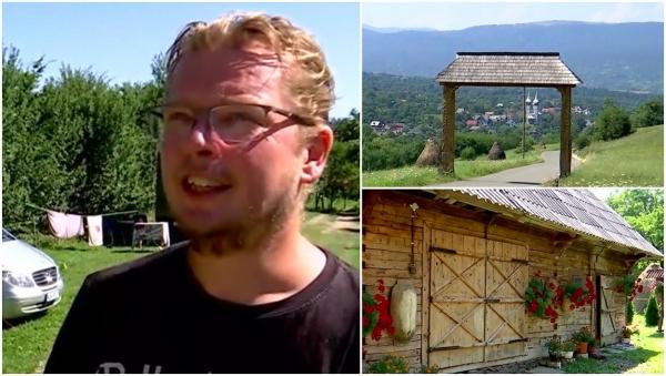 "L-am găsit pe o aplicaţie. Totul e grozav!" Un sat românesc este atât de frumos, încât turiștii străini vin și nu mai pleacă