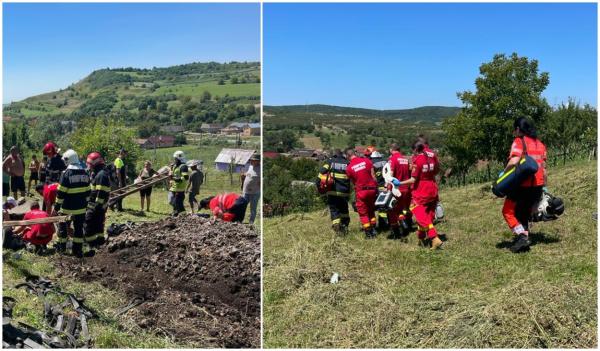 Filmul nenorocirii din Bistrița, unde fiul a coborât să-și salveze tatăl din fântâna adâncă de 10 metri. Băiatul este acum în comă, la spital