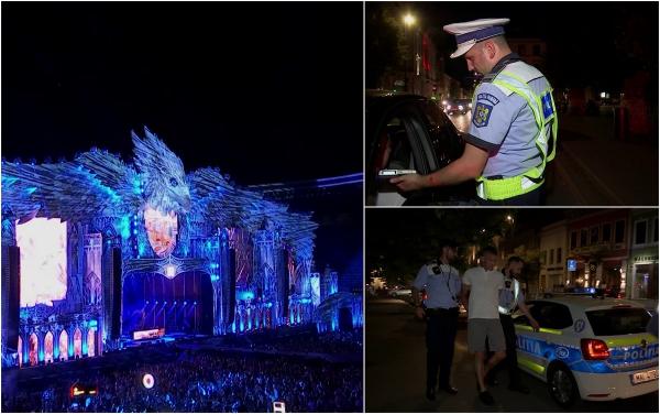 UNTOLD 2023. Razie a poliţiei rutiere la intrarea în festival. Un şofer polonez a rupt-o la fugă, după ce ieşit pozitiv la metamfetamină
