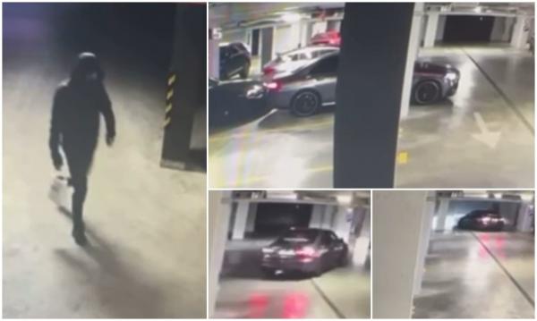 Mercedes-AMG E63S Facelift, furat în mai puțin de 30 de secunde. Momentul în care hoțul fuge cu bolidul, din parcarea unui complex de lux din Chişinău, a fost filmat