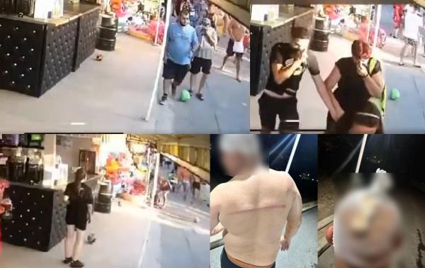 „De ce mint că s-a lovit de scări, sunt camere unde se vede clar cum au dat în el”. Noi imagini de la bătaia pentru şezlonguri de la Costineşti