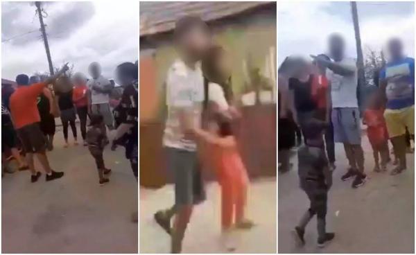 Răfuială cu bâte, cuţite şi ciomege în Satu Mare. Două familii s-au luat la bătaie în plină stradă, după ce un copil a fost lovit și înjurat