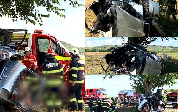 "S-a speriat, a pus frână şi s-a răsturat în şanţ". Un bărbat de 66 de ani din Mureş a murit într-un cumplit accident. Mai avea doar 15 kilometri până acasă