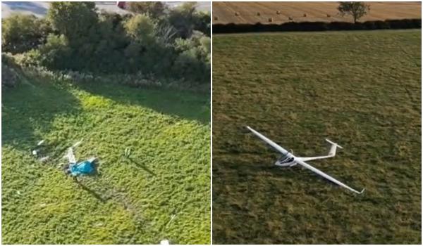 Tragedie aviatică în UK. Un pilot a murit, după ce două planoare s-au ciocnit în aer