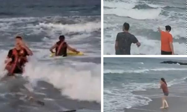"Băi, duceţi-vă mai repede că îl duce în larg!". Un tânăr a dispărut în valurile Mării Negre după ce a intrat, alături de alţi turişti, să salveze o fetiţă şi pe tatăl ei