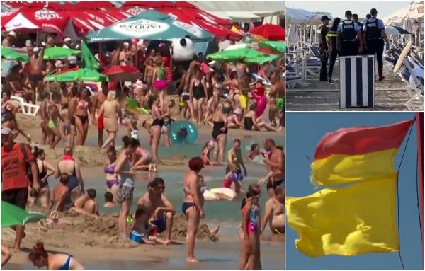 Turiştii s-au înghesuit pe litoral, după 6 zile de steag roşu. La Vama Veche, unul dintre bărbaţii dispăruţi în apă este încă de negăsit
