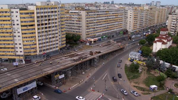 Pasajul Doamna Ghica, data deschiderii. Opt camioane, fiecare cu încărcătură de 40 de tone, vor testa siguranţa podului