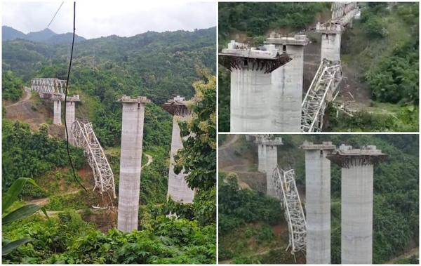 Cel puţin 17 muncitori au murit, peste 40 sunt dispăruţi, după ce un pod feroviar aflat în construcţie s-a prăbuşit, în India