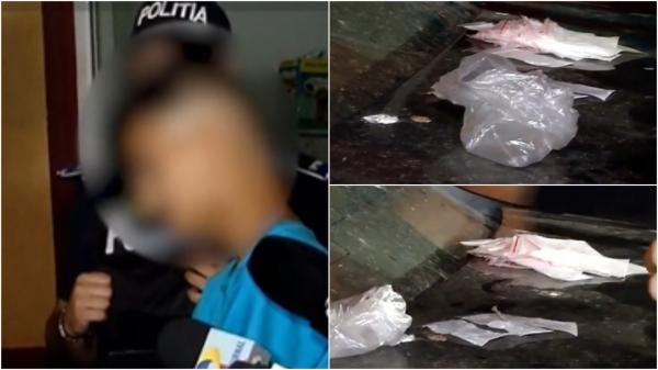 Explicația unui tânăr din Capitală, după ce polițiștii i-au găsit 46 de pliculețe cu praf alb în mașină: "E cafeină, de la farmacie. Am pus-o în plicuri"