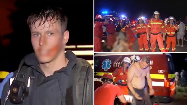 "Băi Cristi! Îmi venea să plâng, mă! Nu te găseam!" Momentele dramatice în care pompierii se ajută unii pe alții, după explozia de la Crevedia
