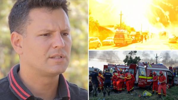 "Au mers acolo efectiv ca și carne de tun". Controversele intervenției de la Crevedia. De ce au fost răniți zeci de pompieri în a doua explozie