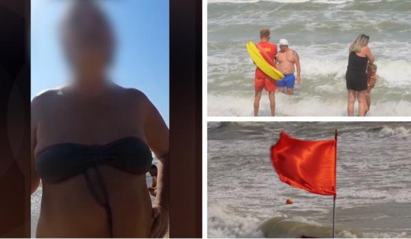 Scene dramatice pe plaja din Eforie. Turist, resuscitat zeci de minute, în timp ce prietenii se roagă pentru viaţa lui