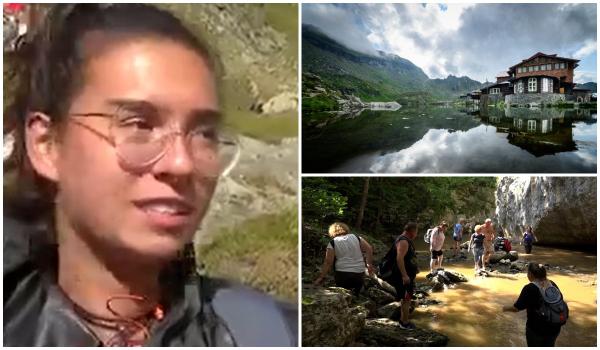 Turiştii străini fug de arşiţă pe Transfăgărăşan. Reacţia unei tinere din Spania, ajunsă la Bâlea Lac: "Aici vezi ceea ce nu poţi în alte locuri"