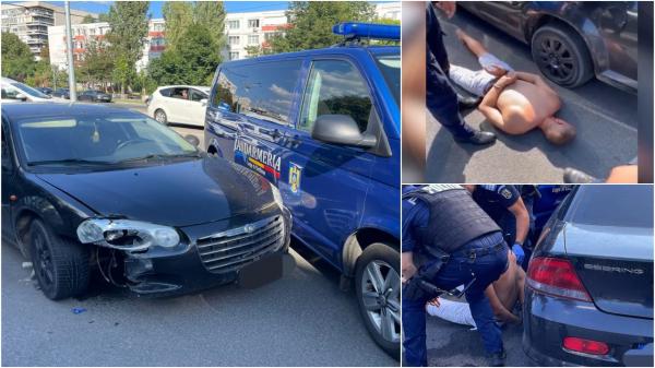 Urmărire ca în filme încheiată la Secţie, pentru un gălăţean. Beat şi fără permis, a intrat intenţionat în maşina Jandarmeriei care era pe urmele lui