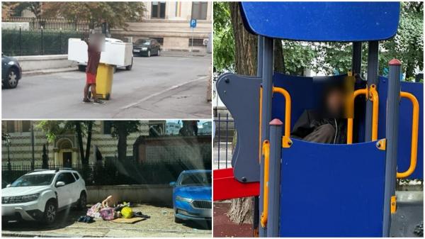 Consumatorii de droguri fac legea în jurul Palatului Parlamentului. Locuitorii din zonă se tem pentru siguranţa lor. "Merg cu spray cu piper"