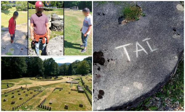 Semnificaţia mesajelor scrise de turiştii din Tadjikistan pe monumentele de la Sarmizegetusa. Riscă 5 ani de închisoare