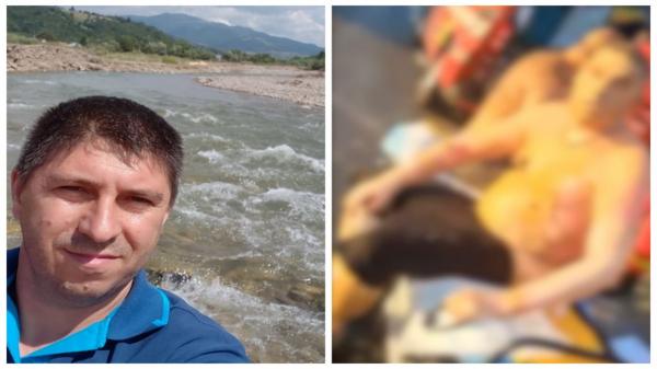 Ultimele imagini cu Luigi Pascociu, a patra victimă a tragediei din Crevedia. Era pe o targă, în stare de şoc, fără haine: "Uite, oameni arşi!"