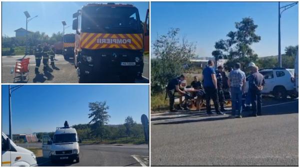 Drum național închis în Satu Mare după ce un jet de apă şi gaz a ţâşnit lângă o benzinărie. Desfășurare impresionantă de forțe pentru a împiedica o explozie