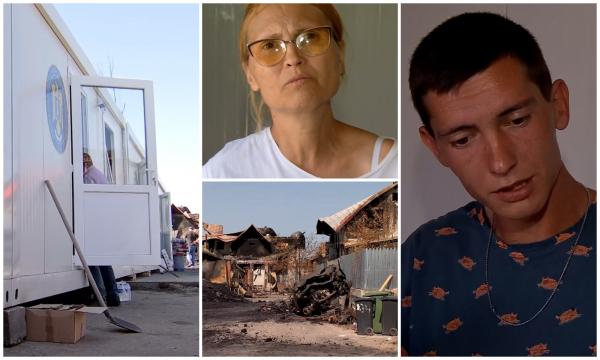 Localnicii din Crevedia, despre containere: "O cutie de chibrit". Oamenii se tem că patronii staţiei GPL vor să îi păcălească iar prin contractele de despăgubiri