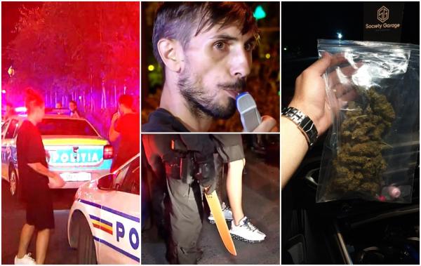 "Consum zi de zi. Am reţetă". Tânăr prins drogat la volan, în București; luase cocaină, opiates şi metadonă. În mașină avea o macetă de 50 de centimetri