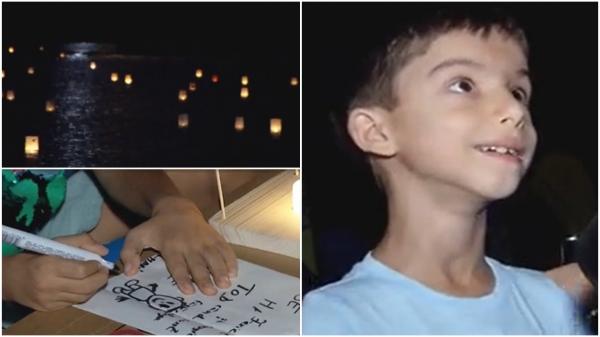 Dorinţele au prins viaţă pe Lacul Floreasca. Mii de lampioane, lansate pe apă de către participanţi: "Ca să nu mă operez"