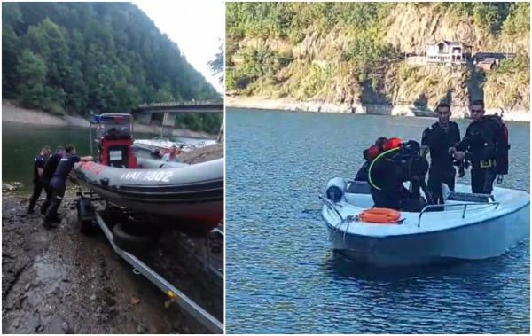 Tânăr căutat de scafandri în lacul Tarnița din Cluj. Băiatul de 23 de ani înota alături de iubita lui când a dispărut sub apă