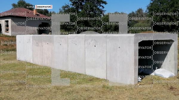 Imagini în exclusivitate cu buncărele construite de armată în Plauru, la graniţa cu Ucraina