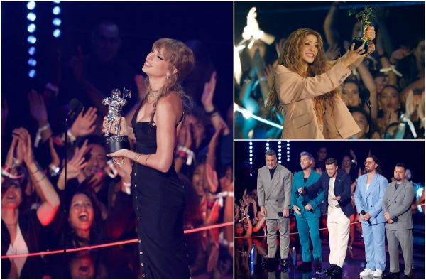 MTV VMA 2023. Momente unice pe scena din New Jersey: NSYNC s-au reunit după 10 ani. Taylor Swift, câştigătoarea serii cu 11 premii