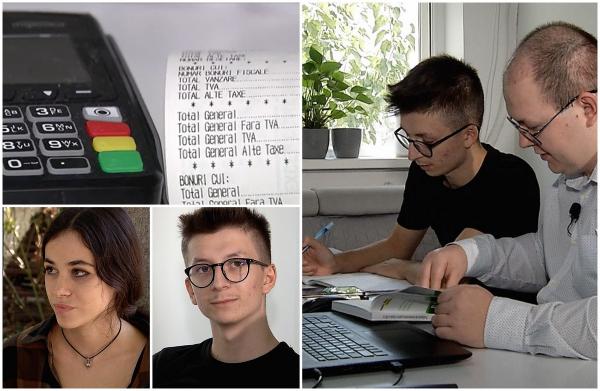 Dă meditaţii cu casa de marcat şi POS-ul lângă el. Câţi bani câştigă Victor, profesor de matematică