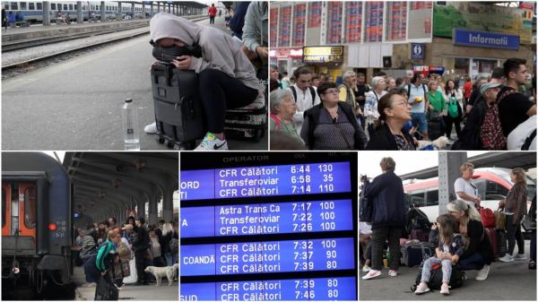 Greva CFR de două ore, ironizată de călătorii. "Ei sunt mereu în grevă, mereu întârzie trenurile oricum"
