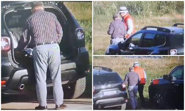 Momentul în care Dumitru Buzatu e prins cu portbagajul plin de bani: imaginile flagrantului. "Aranjați acolo, când vin eu să se prindă peștele ca lumea!"