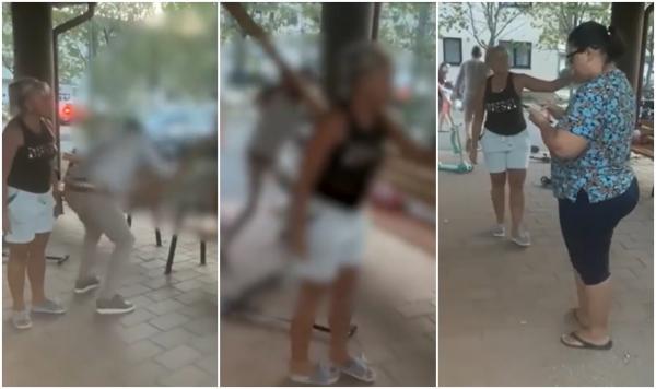 "Dacă mai aud, intru în casă peste voi!" Deranjat de gălăgia unor copii, într-un parc din Dobroești, un turc a distrus două bănci și a amenințat o mamă cu un briceag