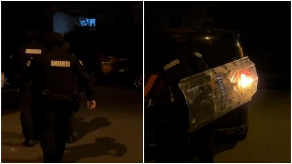 Tâlhărie cu bâte şi cagule. Nouă adolescenţi mascaţi, arestaţi după ce au spart o petrecere, de unde au furat 50 de lei şi o sticlă de alcool 