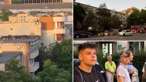 Un bărbat amenință că se aruncă de pe un bloc cu 4 etaje din Timișoara, după o ceartă cu nevasta