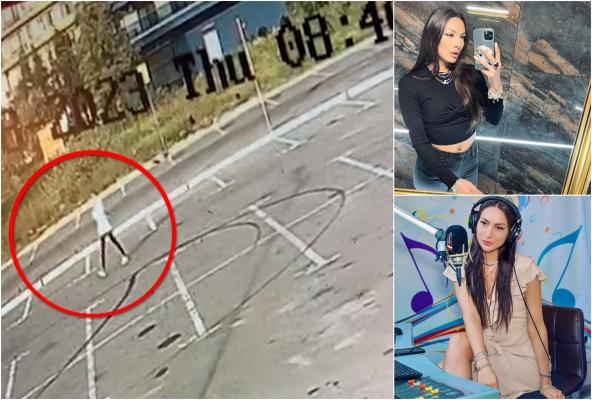 EXCLUSIV. Ultimele imagini cu DJ Lalla în viaţă. Momentul când tânăra iese din bloc dezorientată şi aleargă spre plajă