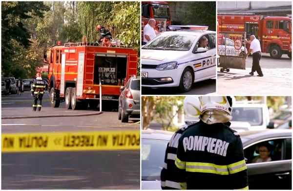 Incendiul din clădirea de lângă maternitatea Giulești a distrus camera cu dovezi a Poliţiei Capitalei