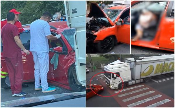 "Are puls? Da, respiră!" A murit în drum spre muncă, lovit de două TIR-uri. Imagini dramatice filmate la locul tragediei din fața Spitalului de Boli Infecţioase Timișoara