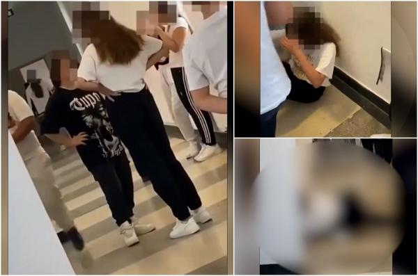 Două eleve de clasa a 7-a şi-au împărţit pumni ca într-un meci de box, la o şcoală din Olt. Motivul disputei: un băiat