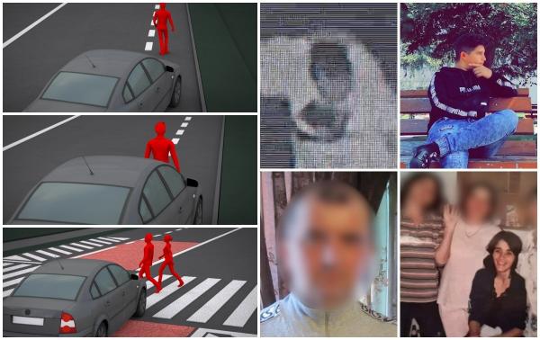 ANIMAȚIE. A semănat moarte de două ori în 50 de metri, pe o șosea din Vrancea. Șoferul de 19 ani care a ucis doi oameni își cumpărase mașina de câteva zile