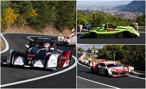 Întrecerea bolizilor în Poiana Brașov. Costel Cășuneanu pilotează un monopost unic în România