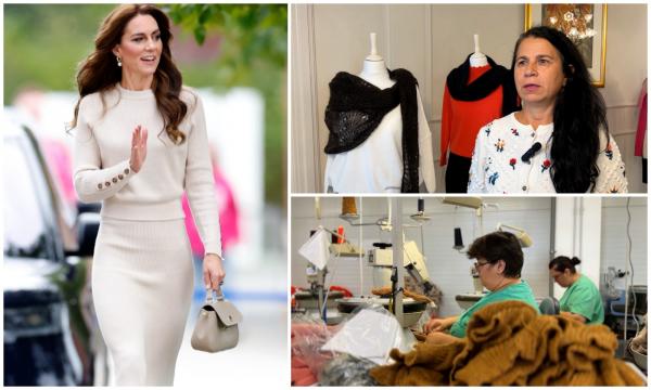 Kate Middleton a purtat o ţinută "made in Romania". Compleul, realizat într-o fabrică ţinută de un trio mamă-fiică-nepoată. Afacerea, deschisă în 1990