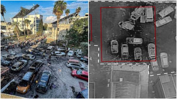 "Avem dovezi mai bune". Experţii dau verdictul în "atacul cu 500 de morţi" de la spitalul din Gaza. Ce se vede în imagini, pe lumină