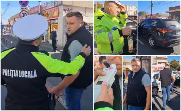 "You drink?" Un șofer ucrainean beat a lovit o femeie pe trecere, în Constanța, apoi a fugit de locul accidentului. L-a prins o patrulă a Poliției Locale