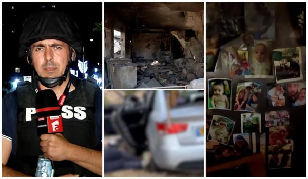 Copii, gravide sau bătrâni, măcelăriţi în kibbutz de teroriştii Hamas. De teamă, oamenii s-au ascuns şi în frigidere. Echipa Observator, martoră la scene cumplite