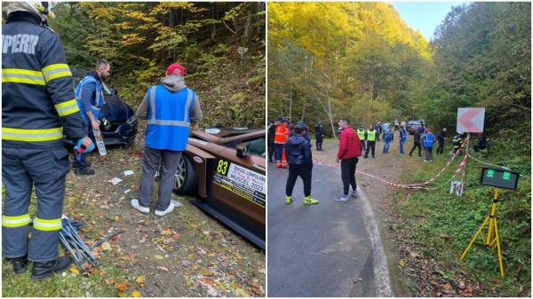 Accident la etapa de viteză în coastă de la Câmpulung Muscel: un spectator a murit. Bărbatul se afla într-o zonă interzisă publicului