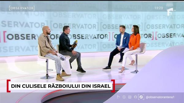 Cristi Popovici şi Andrei Feraru, mărturii din "culisele războiului" din Israel. "99% din proiectilele trimise erau distruse undeva deasupra noastră"