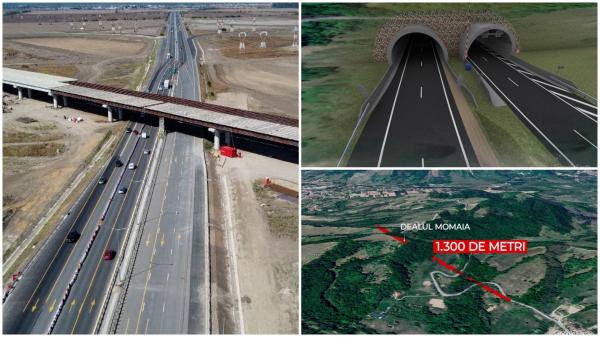 Cum vor arăta tunelurile de pe Autostrada Pitești-Sibiu. Cel mai mare va avea 1.3 kilometri lungime