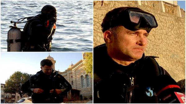 De Ziua Mării Negre, scafandrii scot din apă saci întregi cu gunoaie. Căluţii de mare şi delfinii, în pericol, din cauza deşeurilor